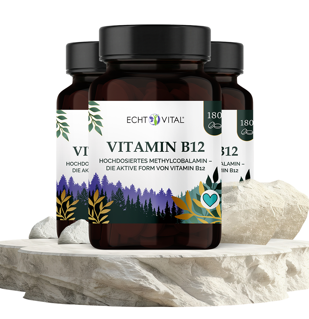Vitamin B12 Presslinge vegan - ECHT VITAL Premium Qualität